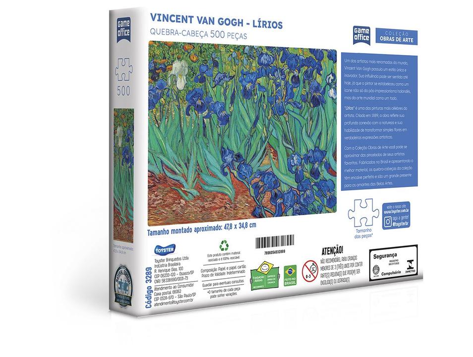Quebra-cabeça 500 Peças Coleção Obras de Arte - 2