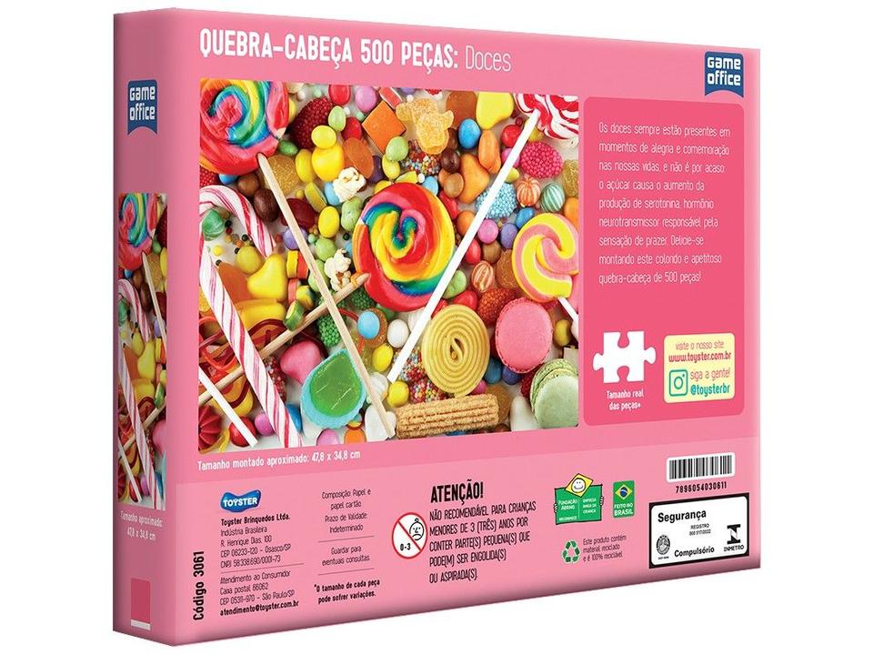 Quebra-cabeça 500 peças Doces Game Office - 1