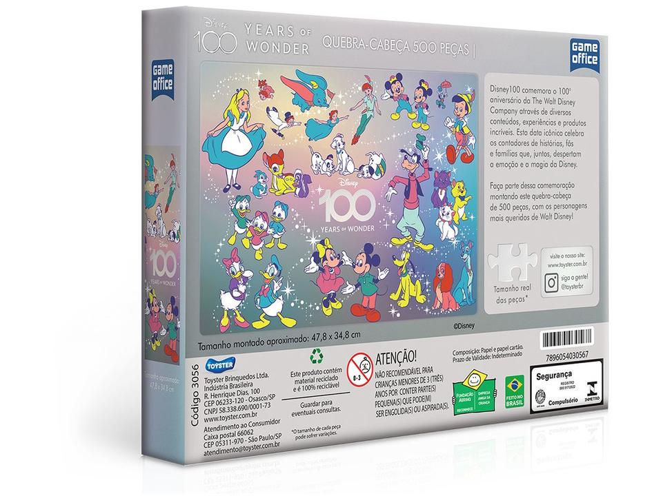 Quebra-cabeça 500 Peças Game Office - 2