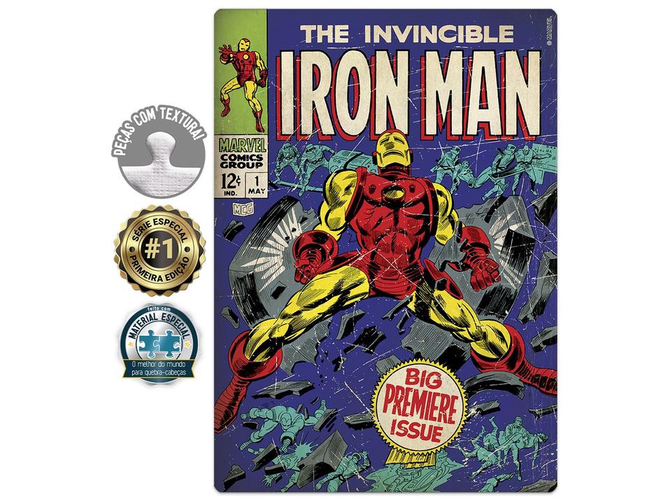 Quebra-cabeça 500 Peças Game Office Homem de Ferro - 1