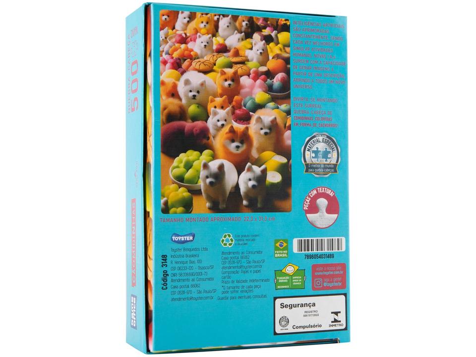 Quebra-cabeça 500 peças Game Office IA Cãomidinhas - 4