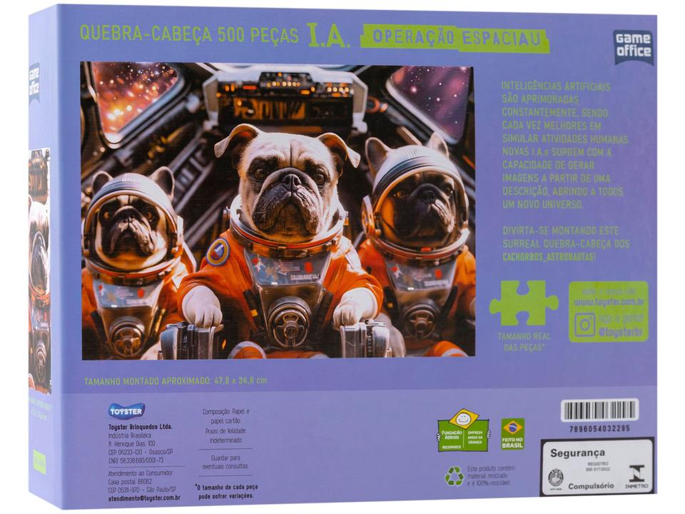 Quebra-cabeça 500 Peças Game Office - 8