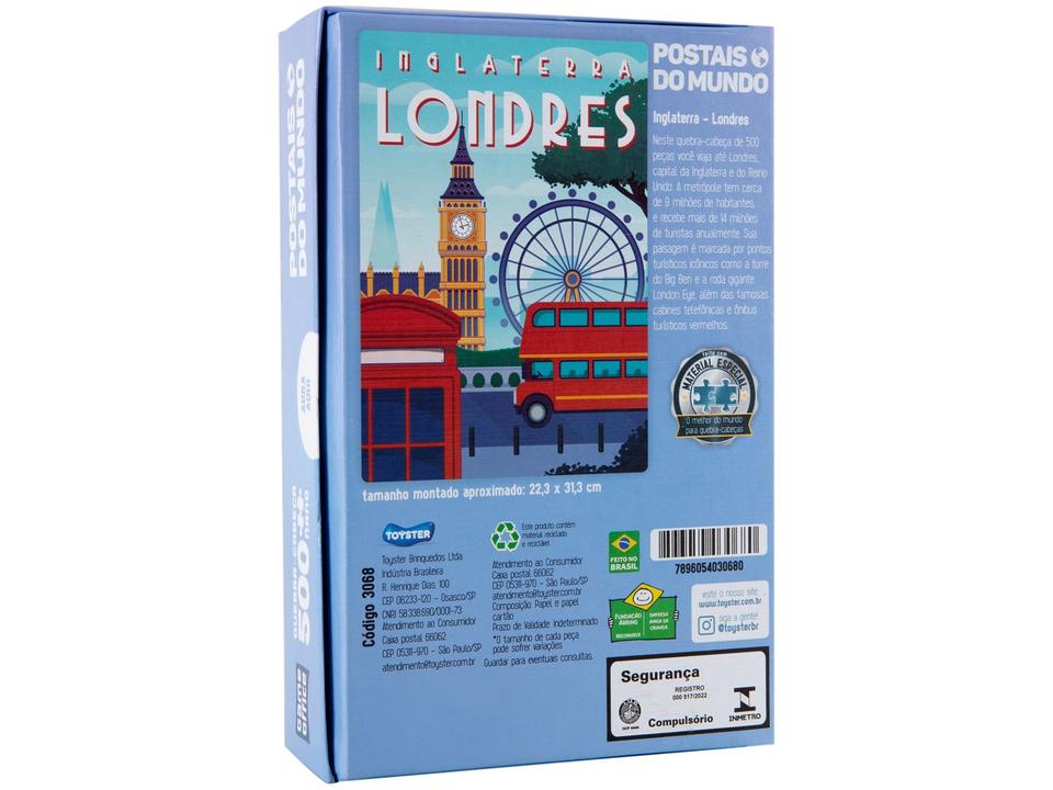 Quebra-cabeça 500 Peças Game Office Inglaterra - 4