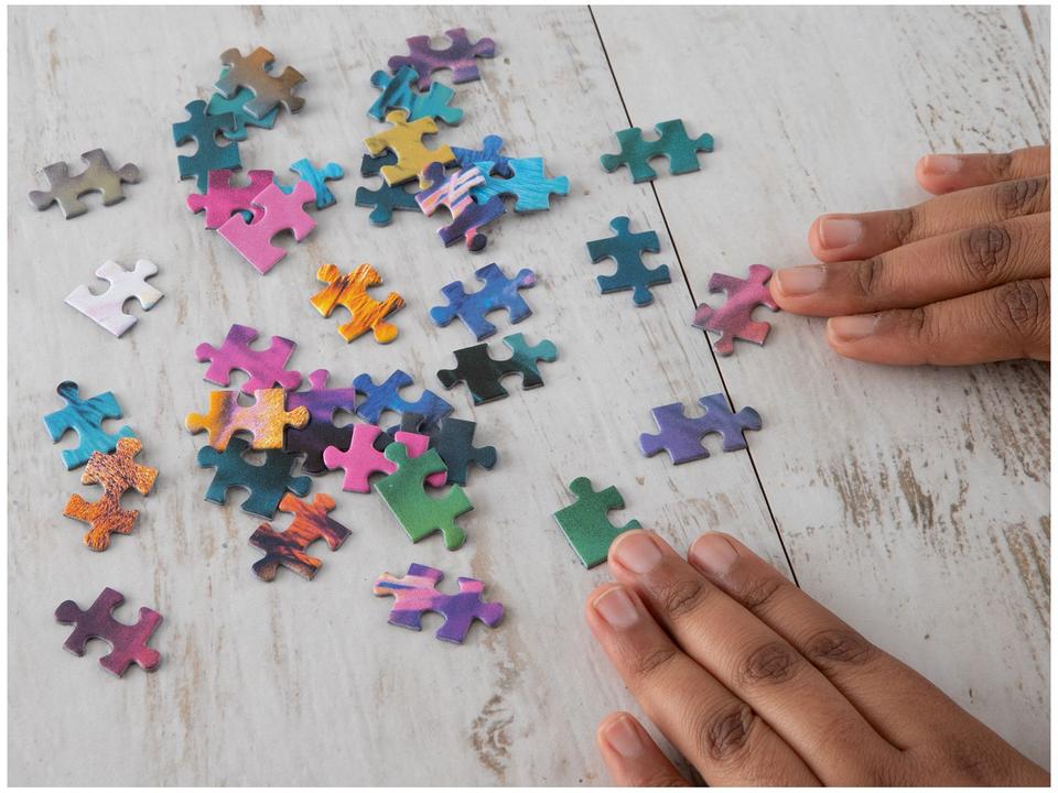 Quebra-cabeça 500 Peças Game Office Leão - 4