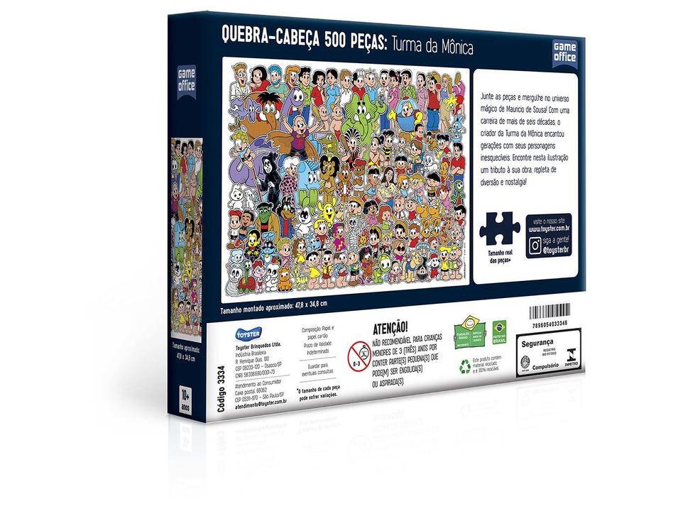 Quebra-cabeça 500 Peças Game Office - 2