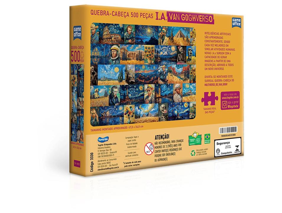 Quebra-cabeça 500 Peças Game Office - 2