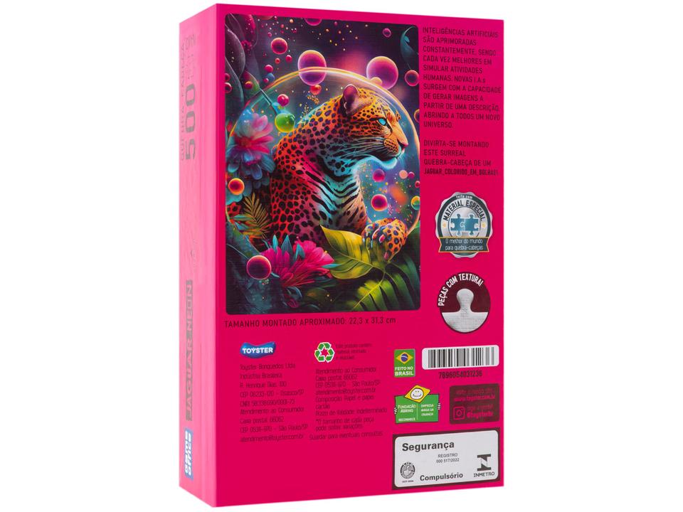 Quebra-cabeça 500 Peças Jaguar Neon Game Office - 8