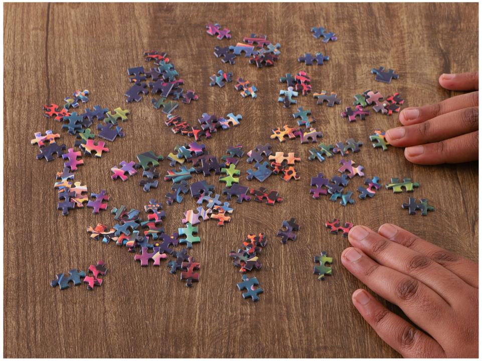 Quebra-cabeça 500 Peças Jaguar Neon Game Office - 1