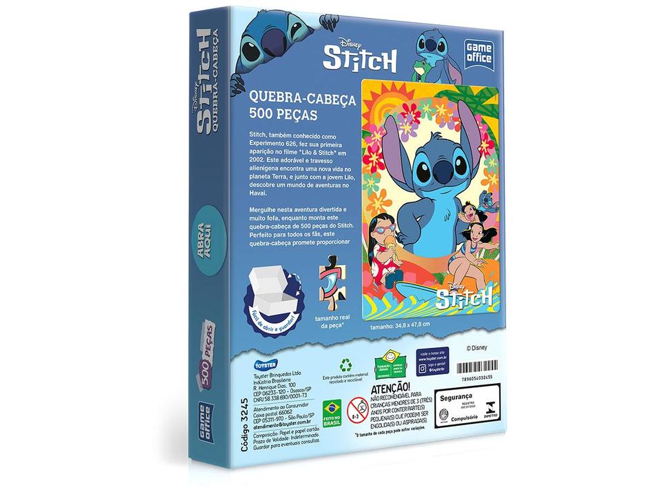 Quebra-cabeça 500 Peças Lilo Stitch Toyster - 2