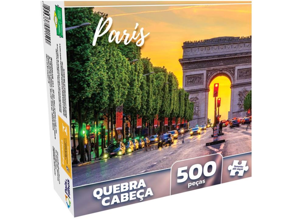 Quebra-cabeça 500 Peças Paris Pais e Filhos - 3