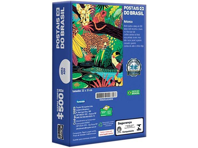 Quebra-cabeça 500 Peças Postais do Brasil - 2