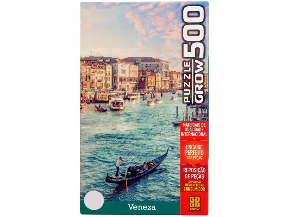 Quebra Cabeça 500 Peças Veneza Grow 04088 - 1