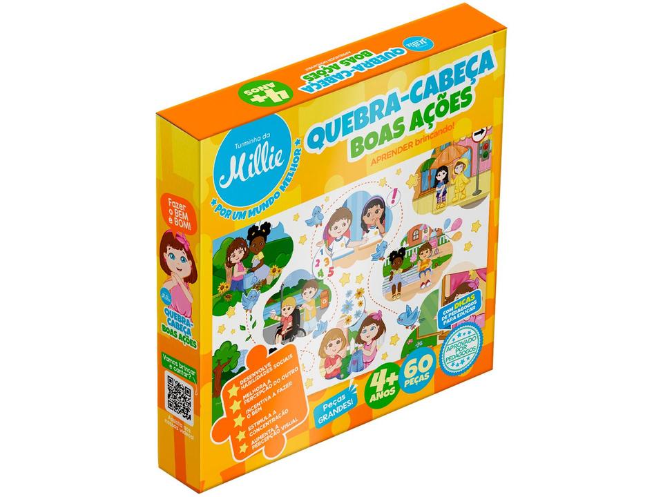 Quebra-cabeça 60 Peças Boas Ações - 7