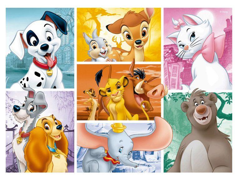 Quebra-cabeça 60 Peças Disney Animais Puzzle - 1