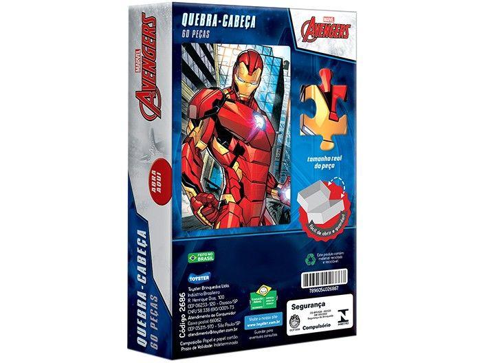 Quebra-cabeça 60 Peças Vingadores - 2
