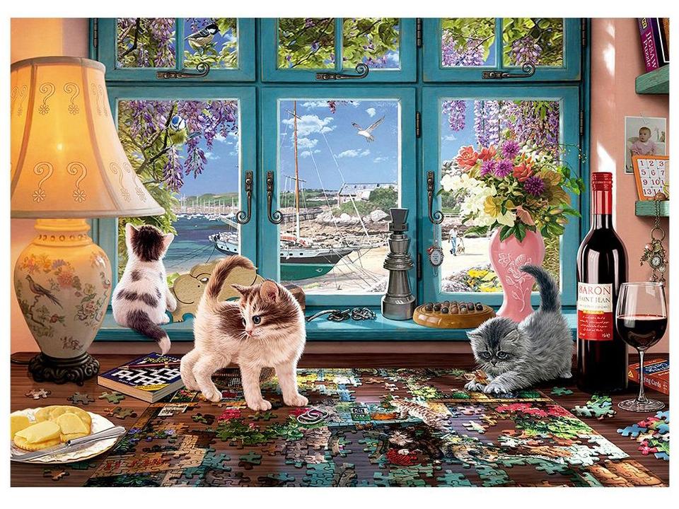 Quebra-cabeça 655 Peças Best Puzzle Gatinhos - 1