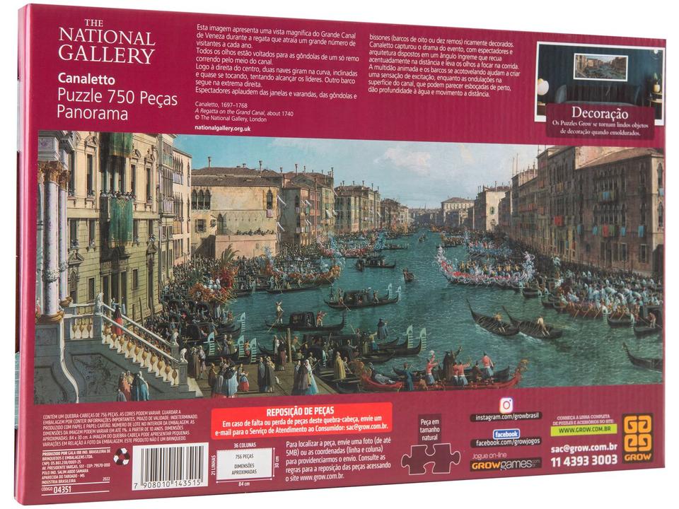 Quebra-cabeça 750 Peças National Gallery Puzzle - 5