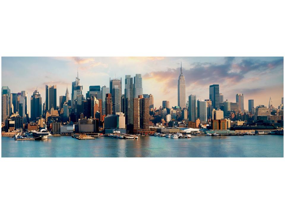 Quebra-cabeça 750 Peças Puzzle Adulto - Panorama Entardecer em Nova York Grow - 1