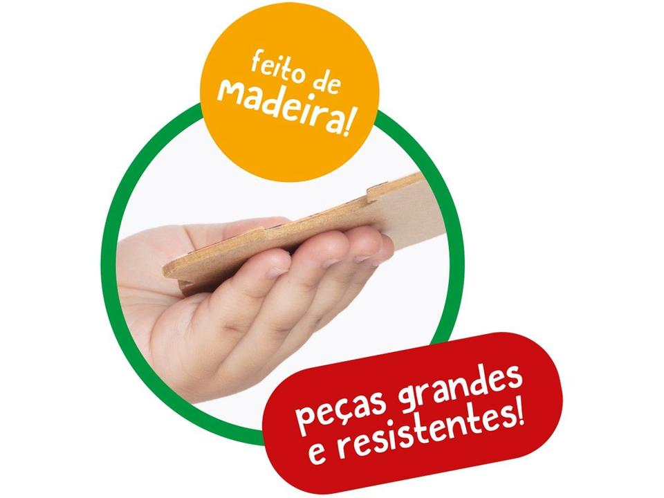 Quebra-cabeça 9 Peças Educativo Maderá - 3
