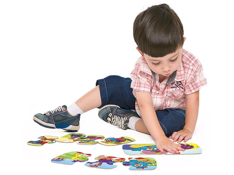 Quebra-cabeça 9 Peças Galinha Pintadinha Jak - 5