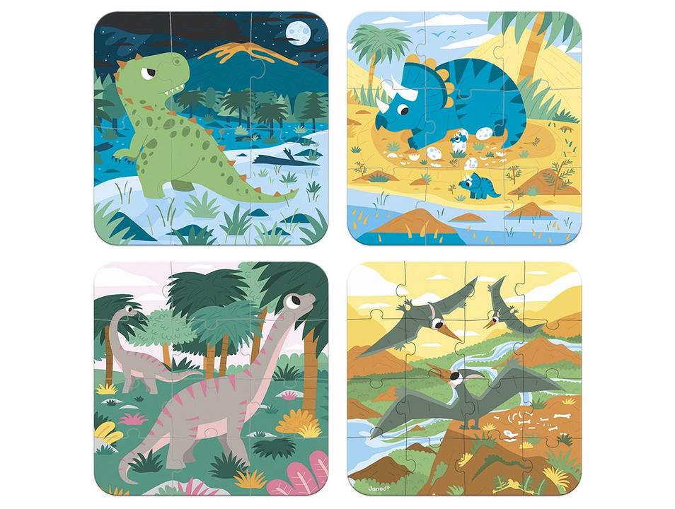 Quebra-cabeça Dinossauro Janod - 2