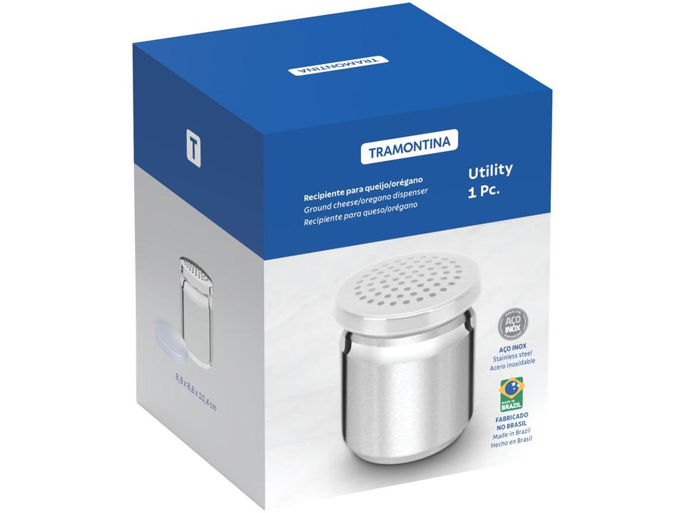 Queijeira Inox Tramontina com Tampa de Plástico 61134080 - 4