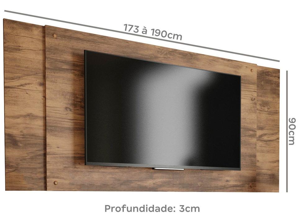 Rack com Painel para TV até 55” 2 Portas Caemmun Sense Eleganc - 7