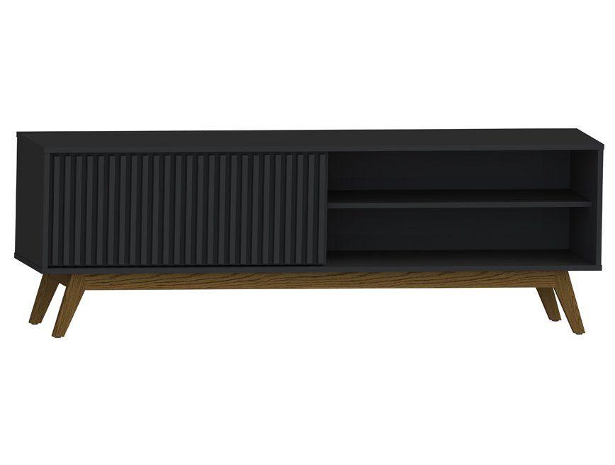 Rack para TV Até 55" 1 Porta Olivar Móveis Fox - 5
