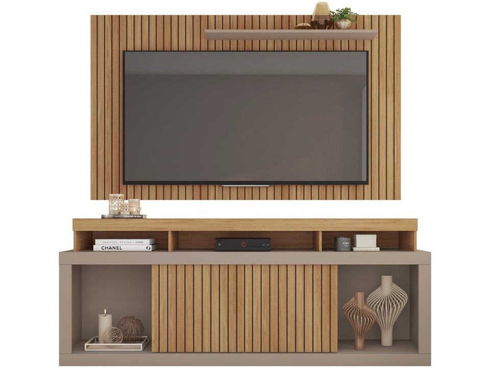 Rack para TV até 60” com Painel 2 Portas Caemmun New Osca - 4