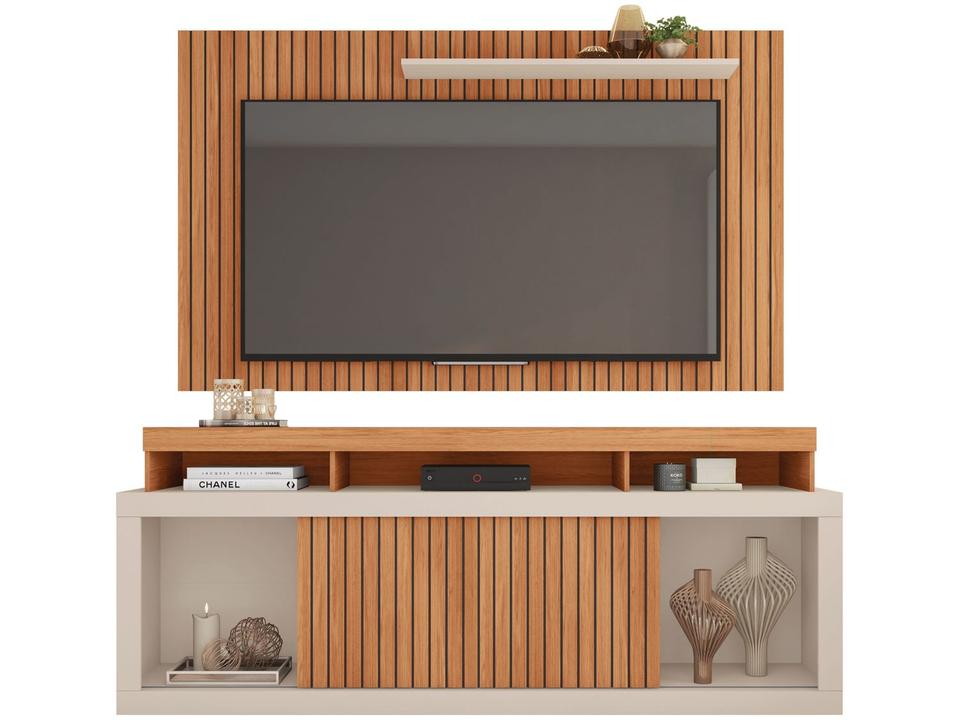 Rack para TV até 60” com Painel 2 Portas Caemmun New Oscar - 4