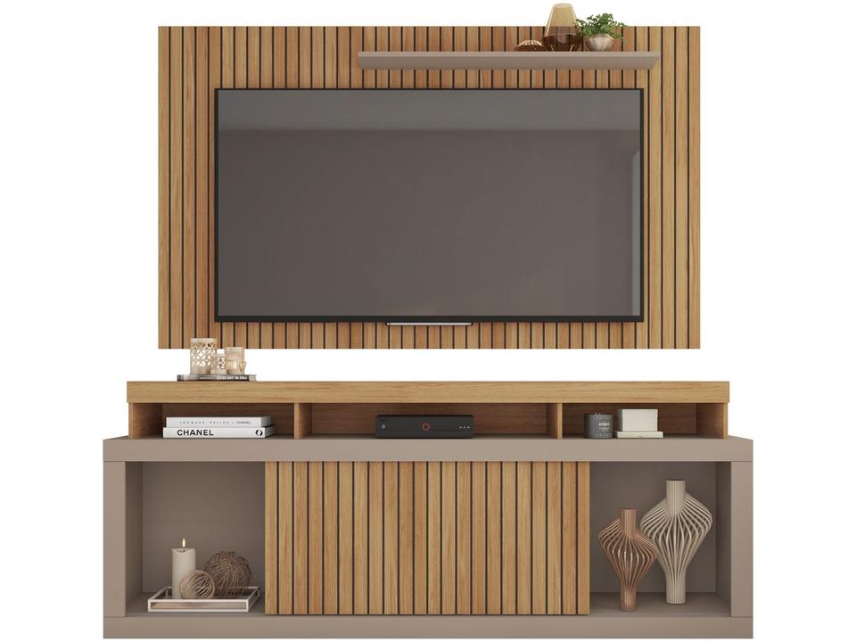 Rack para TV até 60” com Painel 2 Portas Caemmun New Oscar - 4