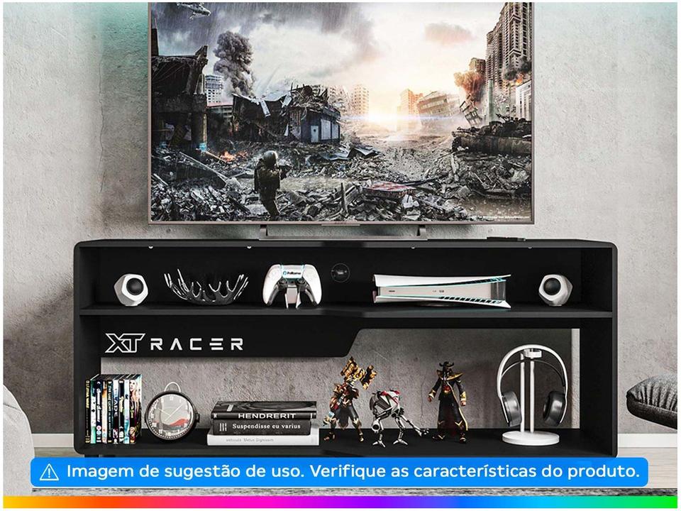 Rack para TV até 60” XT Racer Max Air Preto e Branc - 1