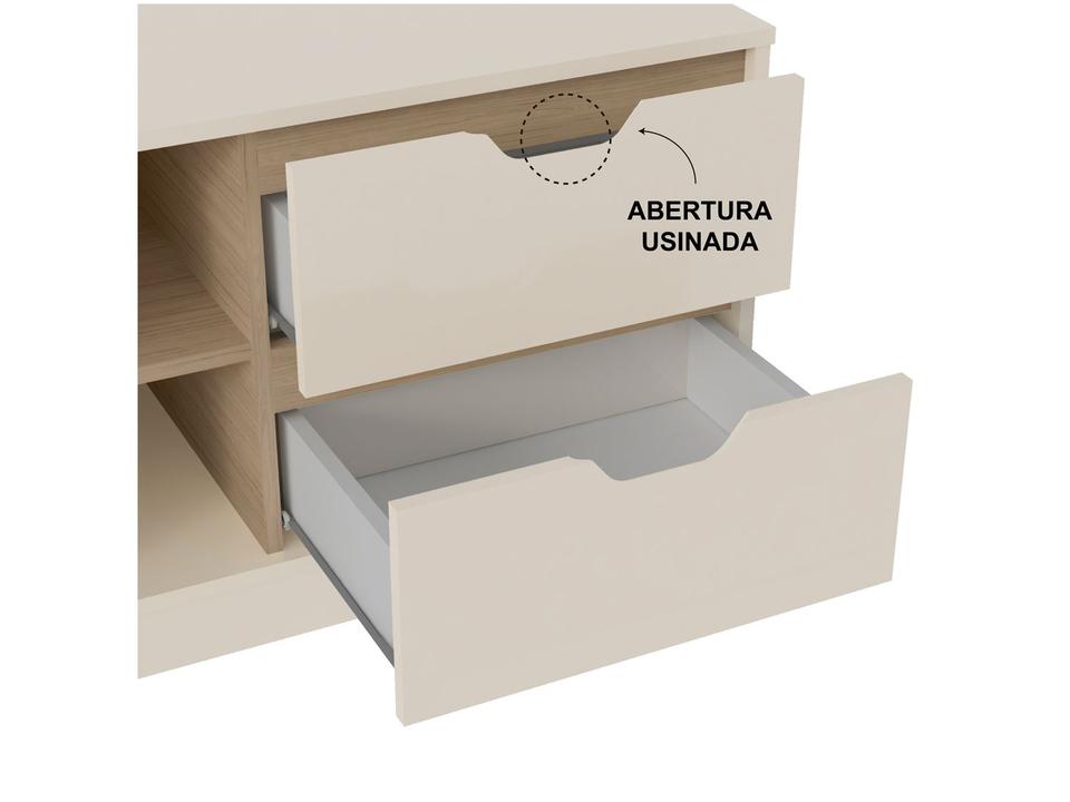 Rack para TV até 65" 2 Gavetas 1 Porta Artely Michigan - 3