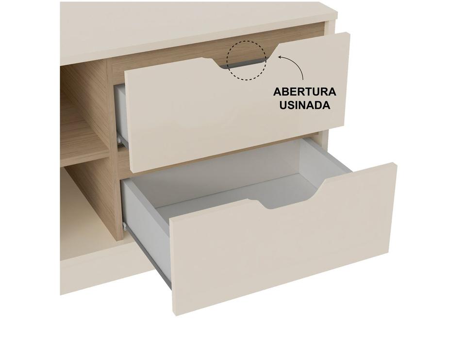 Rack para TV até 65" 2 Gavetas 1 Porta Artely Michigan - 3