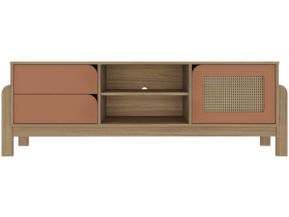 Rack para TV até 65" 2 Gavetas 1 Porta Artely Nature - 2