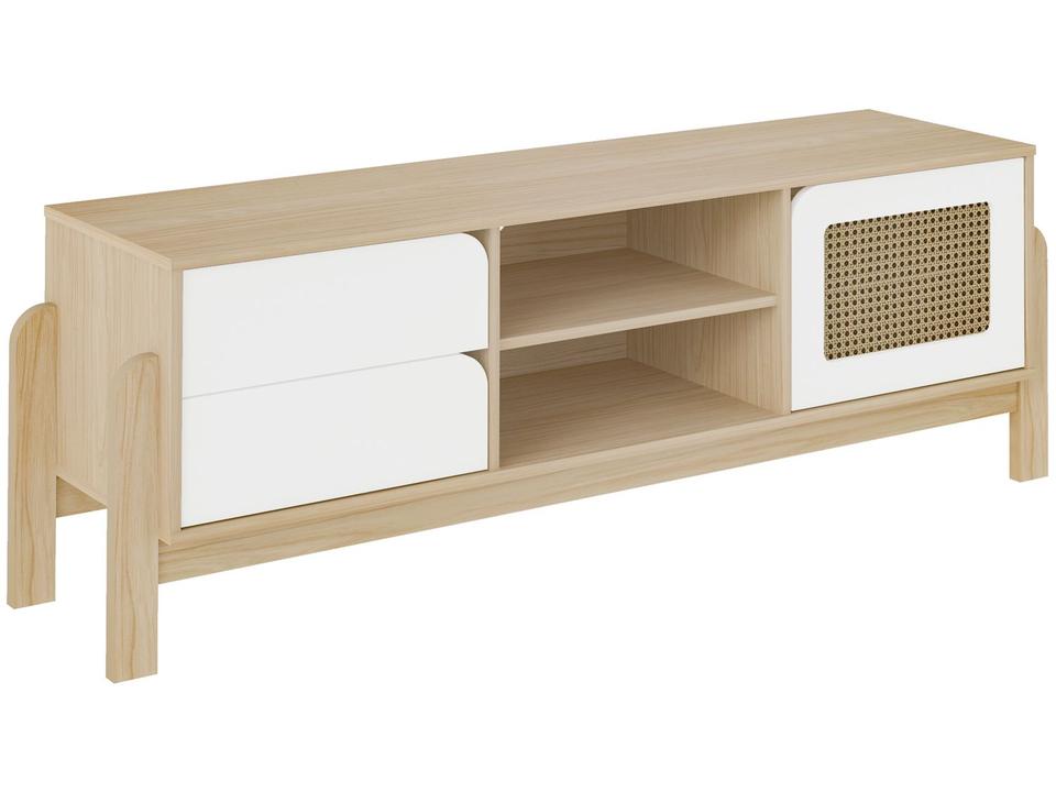 Rack para TV até 65" 2 Gavetas 1 Porta Artely Nature - 5