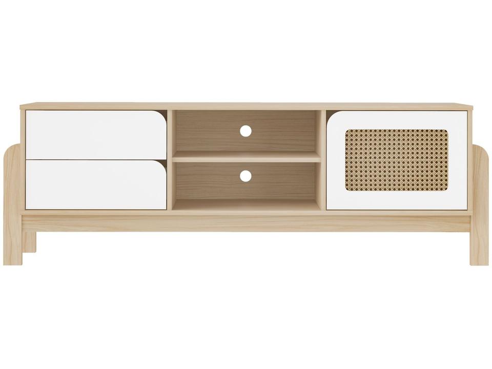 Rack para TV até 65" 2 Gavetas 1 Porta Artely Nature - 2