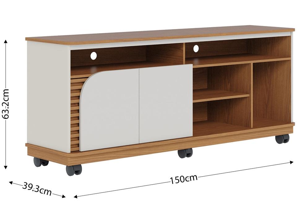 Rack para TV Até 65" 2 Portas Colibri Jurerê - 1