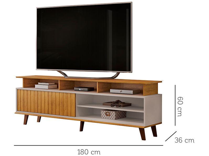 Rack para TV até 70" 1 Porta DJ Móveis Flow - 2