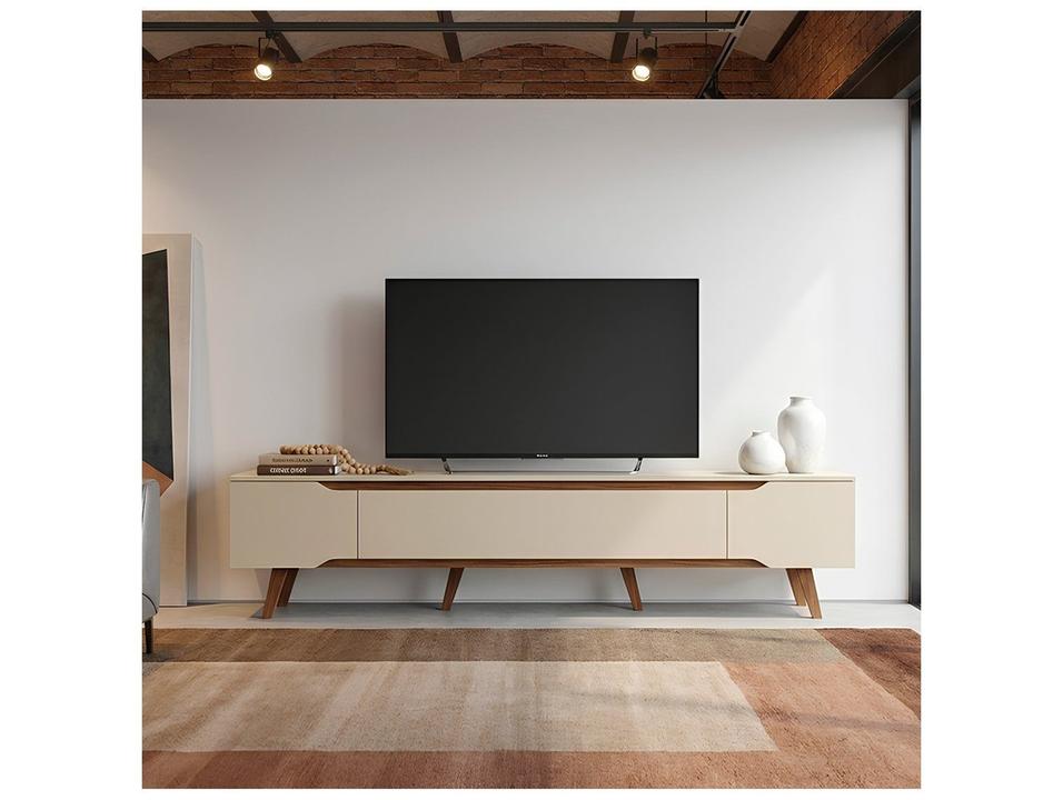 Rack para TV Até 70" 3 Portas Olivar Móveis Shop