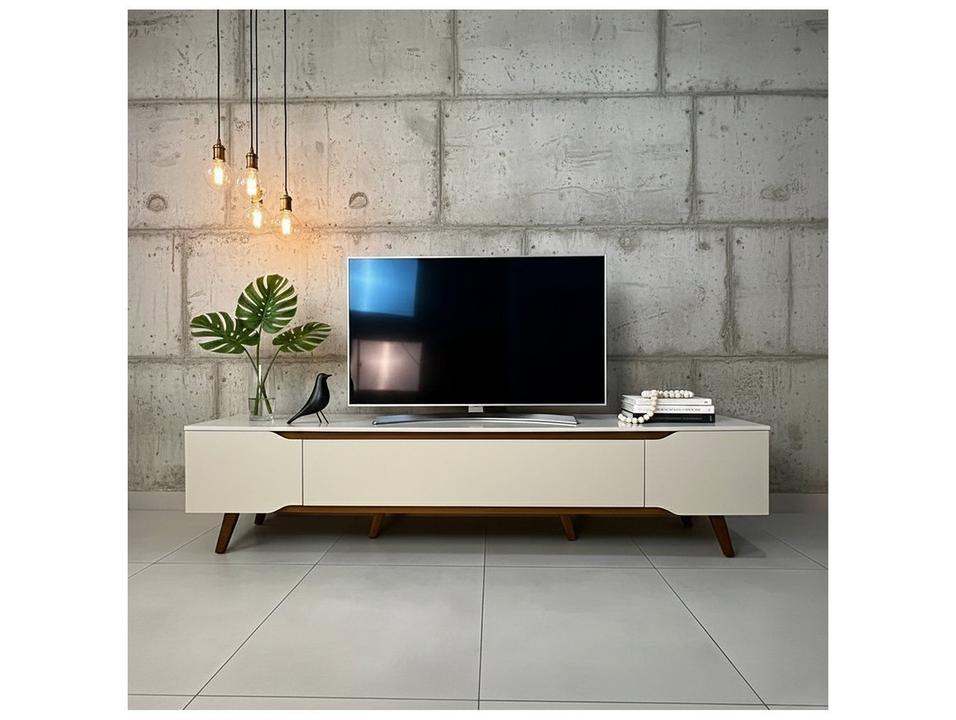 Rack para TV Até 70" 3 Portas Olivar Móveis Shop - 6