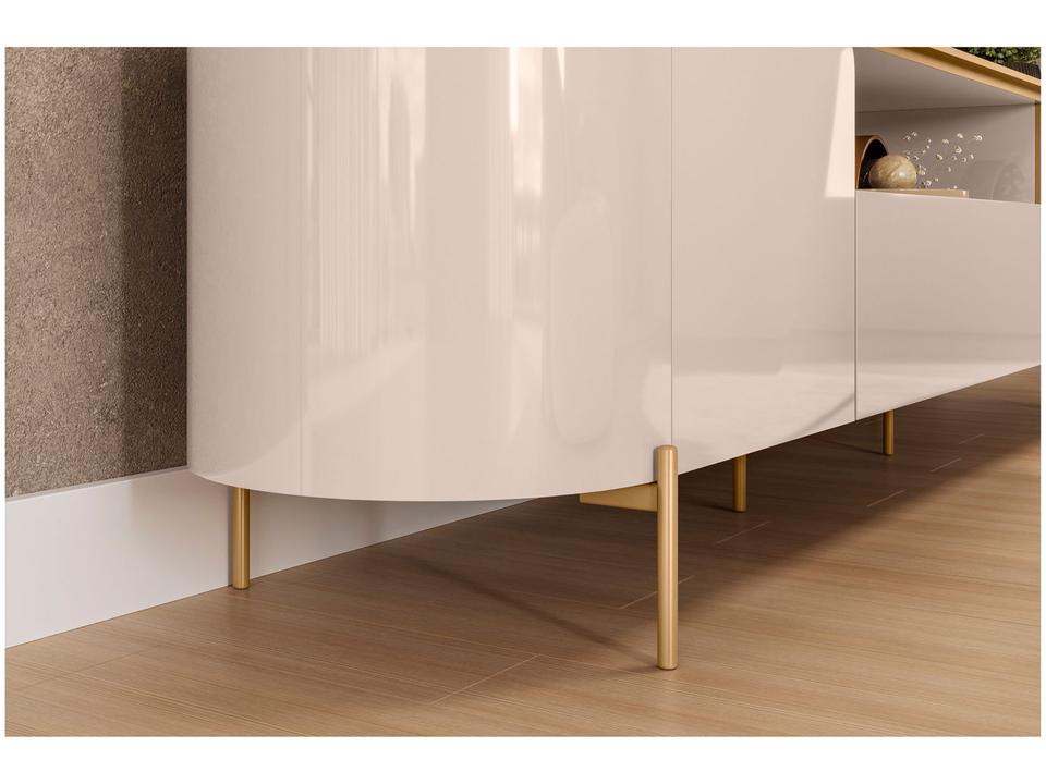 Rack para TV até 75" 1 Gaveta 2 Portas DJ Móveis Areta - 4