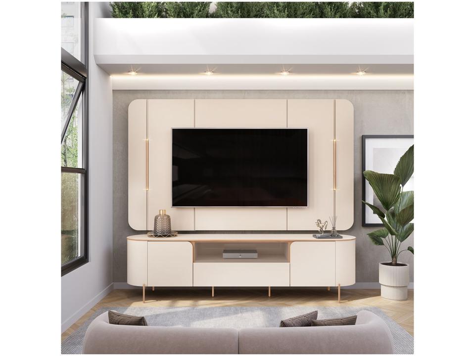 Rack para TV até 75" 1 Gaveta 2 Portas DJ Móveis Areta - 3