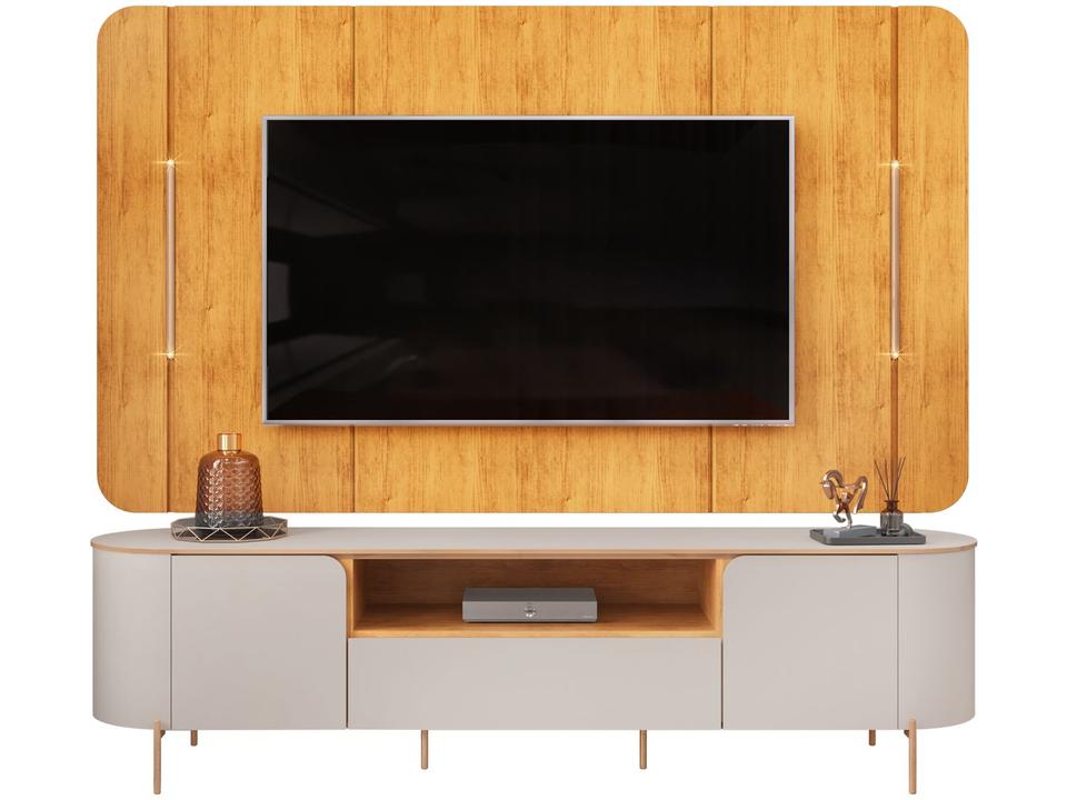 Rack para TV até 75" 1 Gaveta 2 Portas DJ Móveis Areta - 4