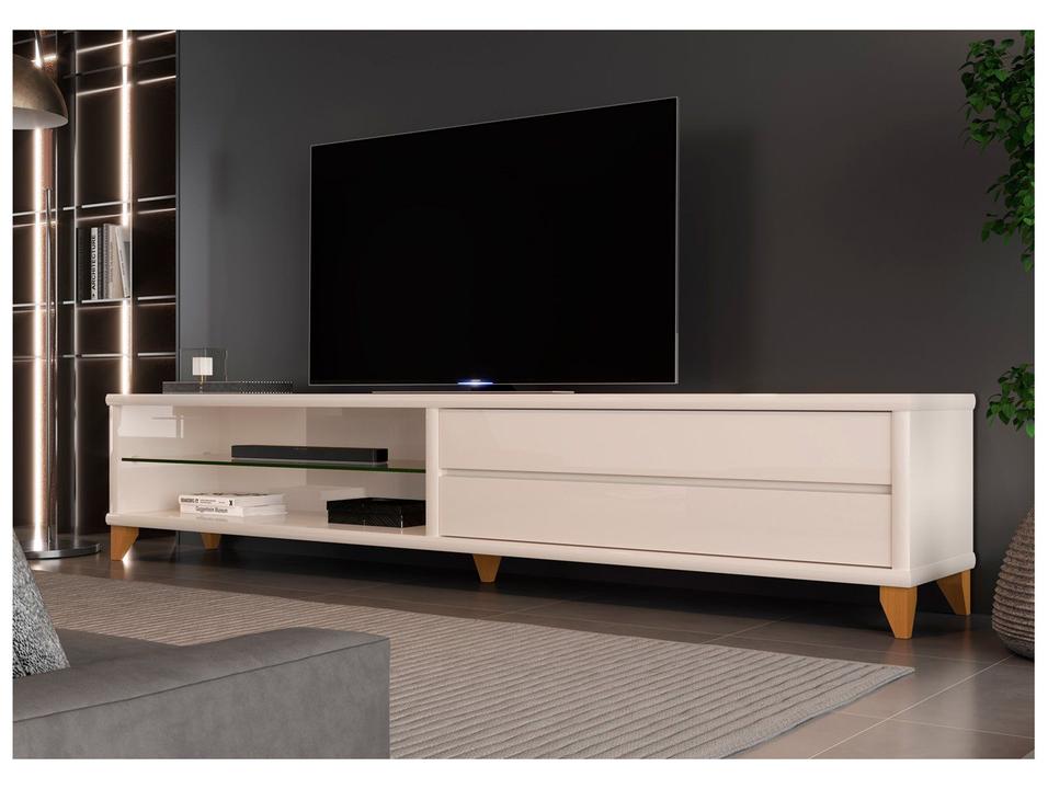 Rack para TV até 75" 2 Gavetas EDN Móveis Eifell 1,80 - 1