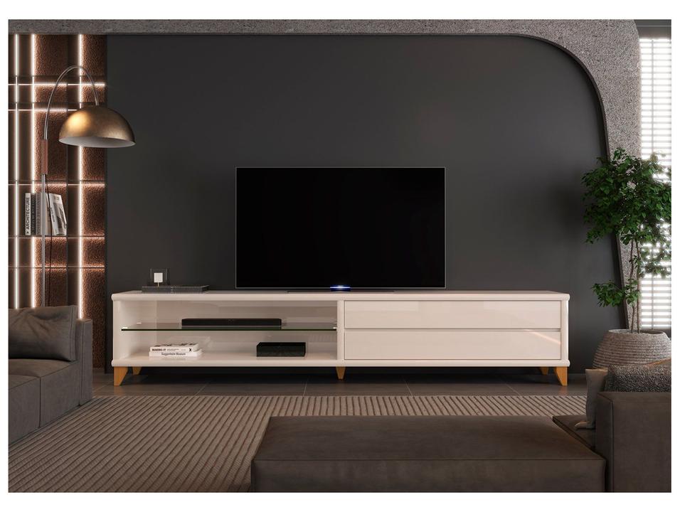 Rack para TV até 75" 2 Gavetas EDN Móveis Eifell 1,80 - 2