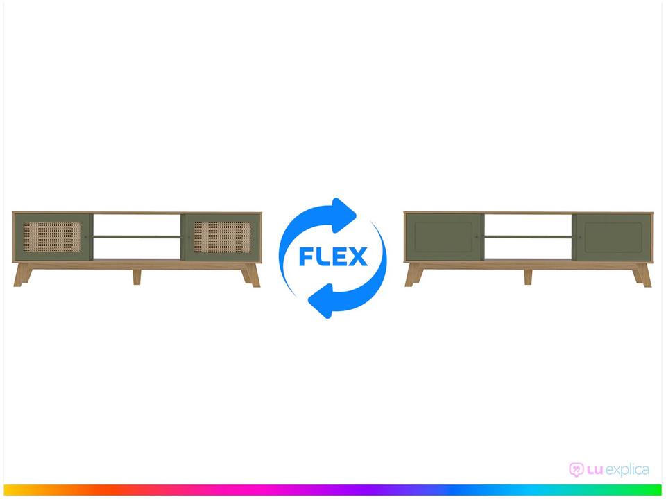 Rack para TV até 75" Artely Charlotte - 1