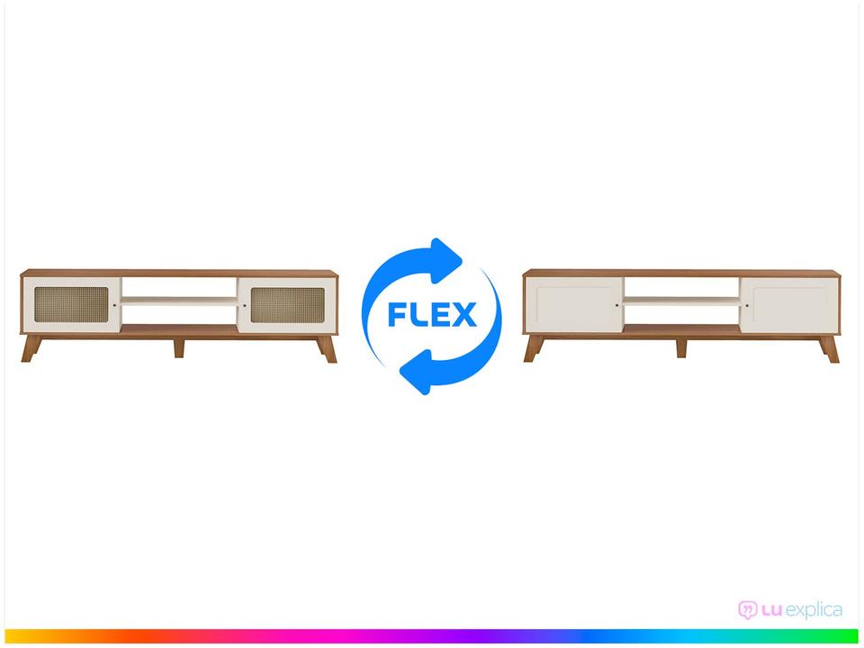 Rack para TV até 75" Artely Charlotte - 1