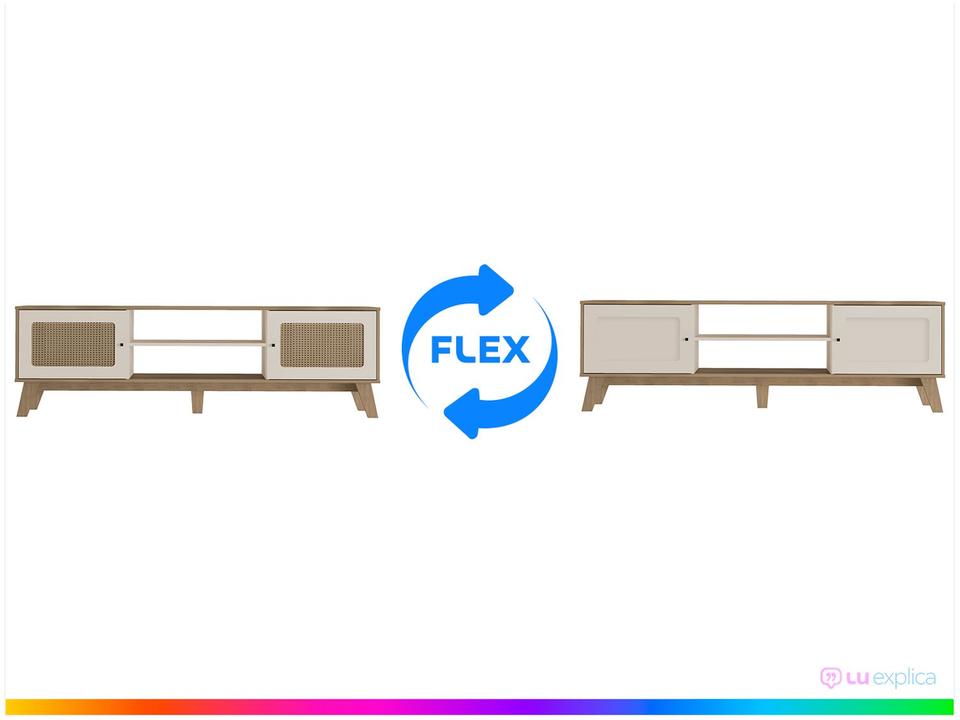 Rack para TV até 75" Artely Charlotte - 1