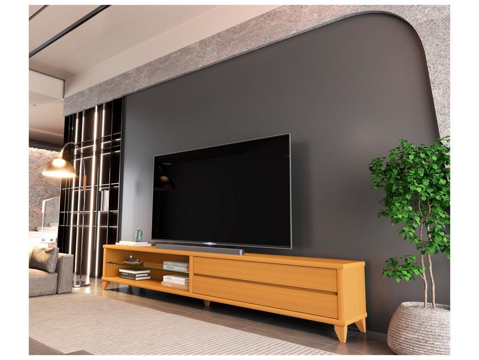 Rack para TV até 85" 2 Gavetas EDN Móveis Eifell 2.6 - 2